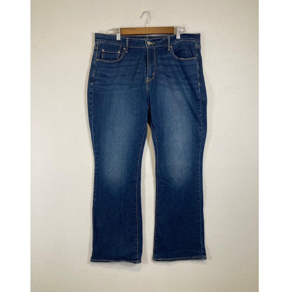 Classic Levi's 515 Bootcut Womens 14S Medium Wash Blue Denim Jeans 15515-0136